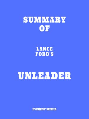 cover image of Summary of Lance Ford's UnLeader